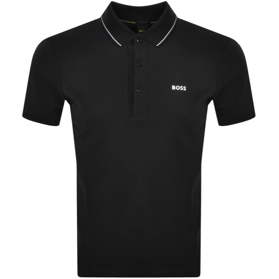 BOSS Paule Polo T Shirt Black Mainline Menswear Canada